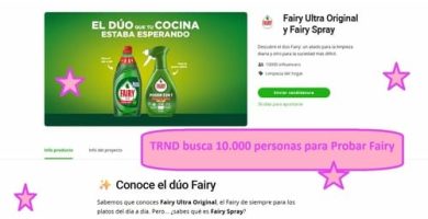 TRND busca 10.000 personas para Probar Fairy