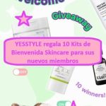 YESSTYLE regala 10 Kits de Bienvenida Skincare para sus nuevos miembros