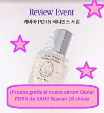 ¡Prueba gratis el nuevo sérum Caviar PDRN de KAHI! Buscan 10 chicas