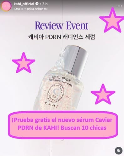 ¡Prueba gratis el nuevo sérum Caviar PDRN de KAHI! Buscan 10 chicas