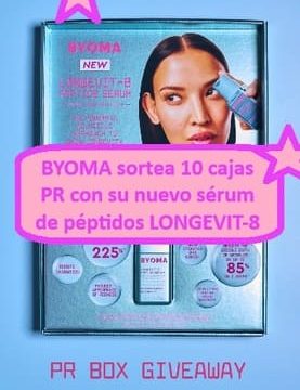 BYOMA sortea 10 cajas PR con su nuevo sérum de péptidos LONGEVIT-8