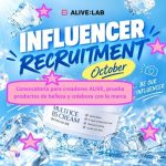 Convocatoria para creadores ALIVE, prueba productos de belleza y colabora con la marca