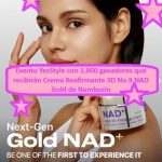 Evento YesStyle con 1.000 ganadores que recibirán Crema Reafirmante 3D No.9 NAD Gold de Numbuzin