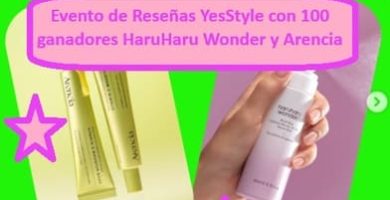 Evento de Rese&ntilde;as YesStyle con 100 ganadores HaruHaru Wonder y Arencia