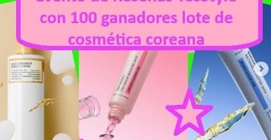 Evento de Rese&ntilde;as YesStyle con 100 ganadores lote de cosm&eacute;tica coreana