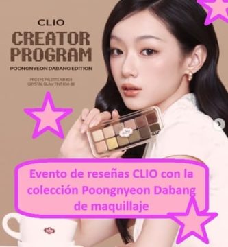 Evento de reseñas CLIO con la colección Poongnyeon Dabang de maquillaje