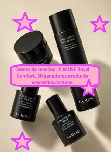 Evento de reseñas LA MUSE Royal Comfort, 50 ganadoras producto cosmética coreana