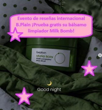 Evento de reseñas internacional B.Plain ¡Prueba gratis su bálsamo limpiador Milk Bomb!
