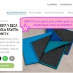 KUVUT busca gente para probar gratis y opinar Bayeta Dual Action de SPONTEX