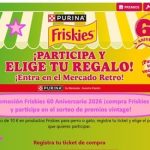 Promoción Friskies 60 Aniversario 2026 ¡compra Friskies y participa en el sorteo de premios vintage!