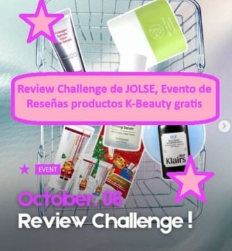 Review Challenge de JOLSE, Evento de Reseñas productos K-Beauty gratis