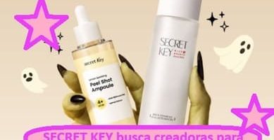 SECRET KEY busca creadoras para su evento de reseñas de Halloween con un dúo de skincare
