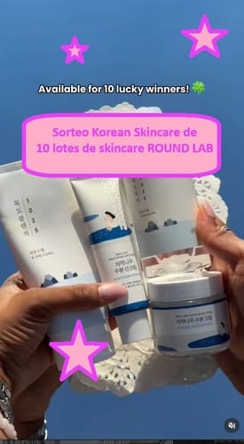 Sorteo Korean Skincare de 10 lotes de skincare ROUND LAB