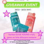 Sorteo OLIVE YOUNG x ILO, gana un lote skincare coreano
