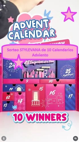 Sorteo STYLEVANA de 10 Calendarios Adviento