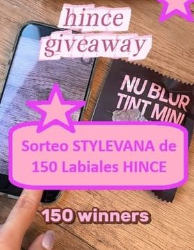 Sorteo STYLEVANA de 150 Labiales HINCE