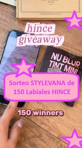Sorteo STYLEVANA de 150 Labiales HINCE