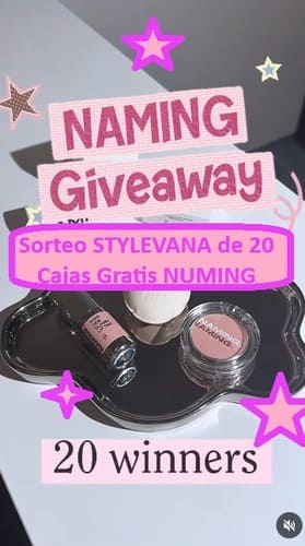 Sorteo STYLEVANA de 20 Cajas Gratis NUMING