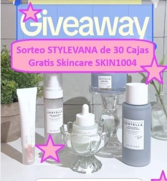 Sorteo STYLEVANA de 30 Cajas Gratis Skincare SKIN1004