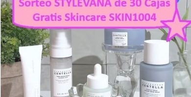Sorteo STYLEVANA de 30 Cajas Gratis Skincare SKIN1004