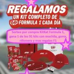 Sorteo por compra KitKat Formula 1, gana 1 de los 91 kits con mochila, gorra, riñonera y mas regalos F1