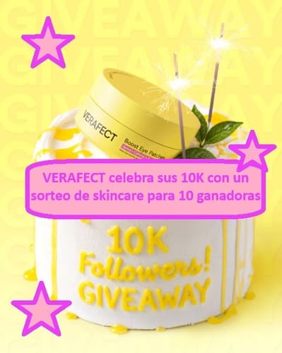 VERAFECT celebra sus 10K con un sorteo de skincare para 10 ganadoras
