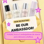 YUNJAC busca 5 embajadoras de marca para skincare y belleza