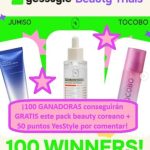 ¡100 GANADORAS conseguirán GRATIS este pack beauty coreano + 50 puntos YesStyle por comentar!