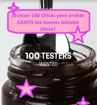 ¡Buscan 100 chicas para probar GRATIS los nuevos labiales Hince!