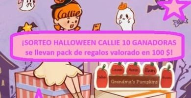¡SORTEO HALLOWEEN CALLIE 10 GANADORAS se llevan pack de regalos valorado en 100 $!