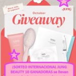 ¡SORTEO INTERNACIONAL JUNG BEAUTY 10 GANADORAS se llevan regalos beauty para mimarse!