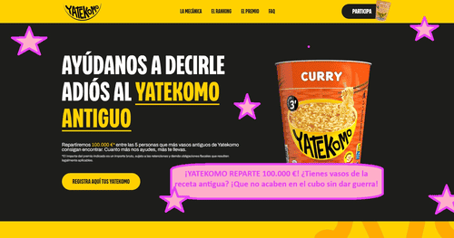 ¡YATEKOMO REPARTE 100.000 €! con vasos de la receta antigua